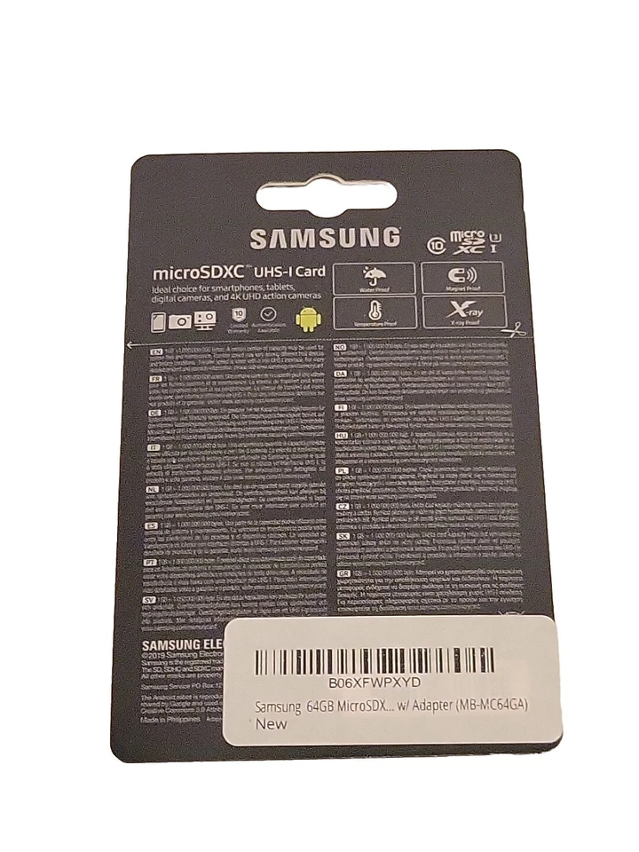 NEW SAMSUNG EVO Plus 64GB MicroSD Micro SDXC Memory Card w/SD Adapter - Image 2 of 4
