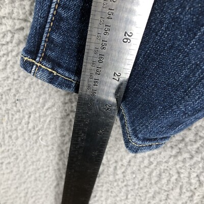 7 For All Mankind Ankle Skinny Jeans Destroyed Women's 26 Stretch