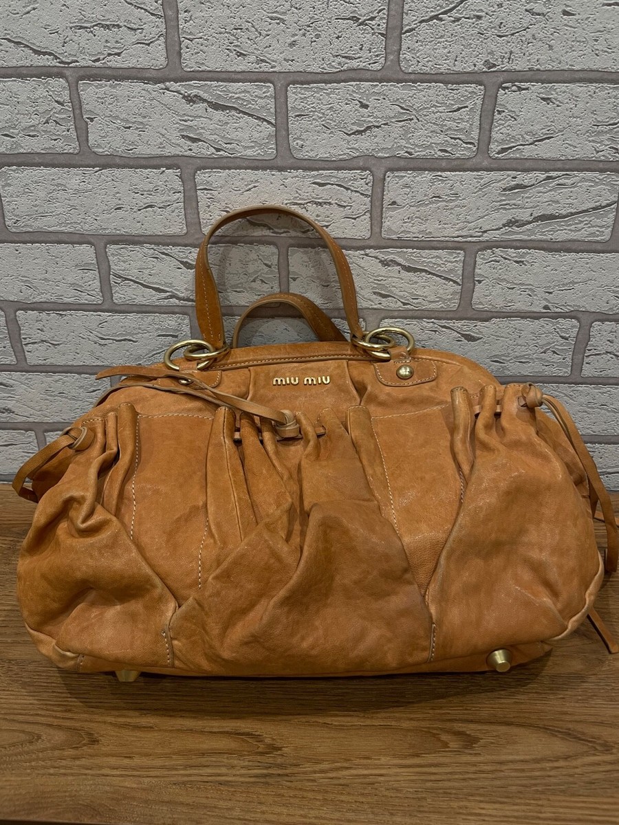 Vintage Miu Miu Leather Satchel Shoulder Bag | eBay Vintage Miu Miu Leather Satchel Shoulder Bag | eBay