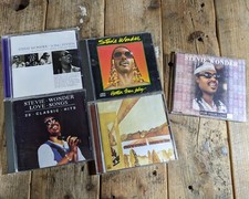 Stevie Wonder CD Album (x4) & Single Bundle/Job Lot/Collection ~ Vintage Soul