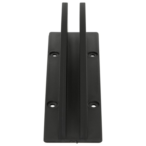4x For VW Passat B6 Golf GTI Black Dual-Shark Fin Rear Bumper Diffuser Splitters - Picture 13 of 16