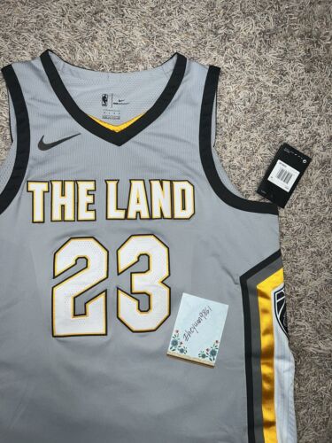 LeBron James Jersey Nike Jordan 48 Authentic Large Cleveland Cavaliers The Land - Picture 2 of 5
