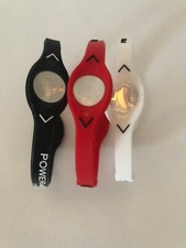 3 PCS BLACK  WHITE  RED Power Balance Energy Health Band Bracelet XS,S,M,L,XL