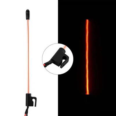 INJORA LED Peitschenlicht für 1/18 1/24 RC Crawler - Rot (L44-RD)