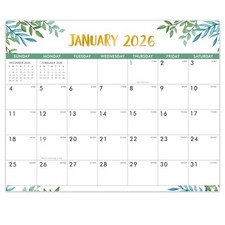 2026 Magnetic Calendar for Refrigerator Jan.2026-Dec.2026, 8" x 10"