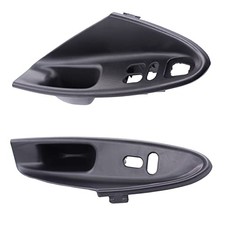 Interior Black Left and Right Door Window Switch Bezel Panel Pull Handle