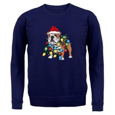 French Bulldog Dog Christmas - Kids Hoodie / Sweater - Bull Dogs Cute Love Xmas