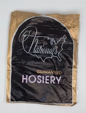 Vintage Nationals Hosiery 1 Pair T-14 Navy One Size NIP 100% Nylon