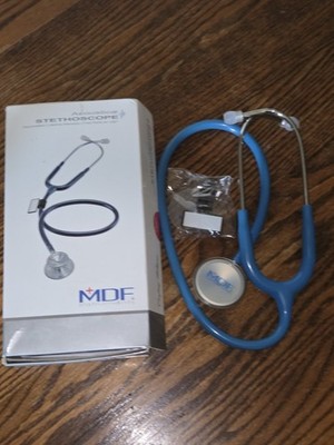 MDF Instruments Acoustica Lightweight Stethoscope MDF 747XP Blue New,  Open Box