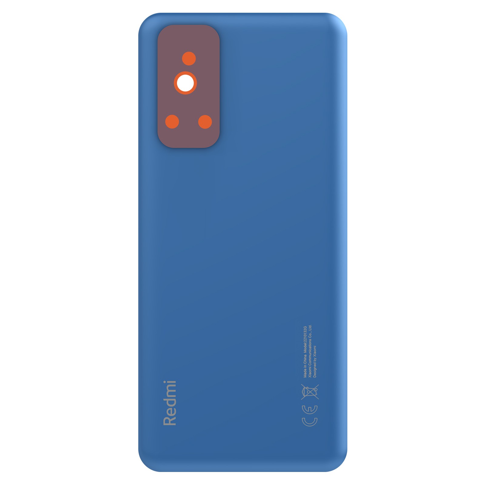 Remplacement de vitre arrière cassée pour Redmi Note 11s bleu