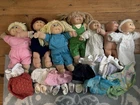 Cabbagepatch Kids Vintage 1978/1980, 7 Dolls, Clothes, Shoes, Baby Carrier