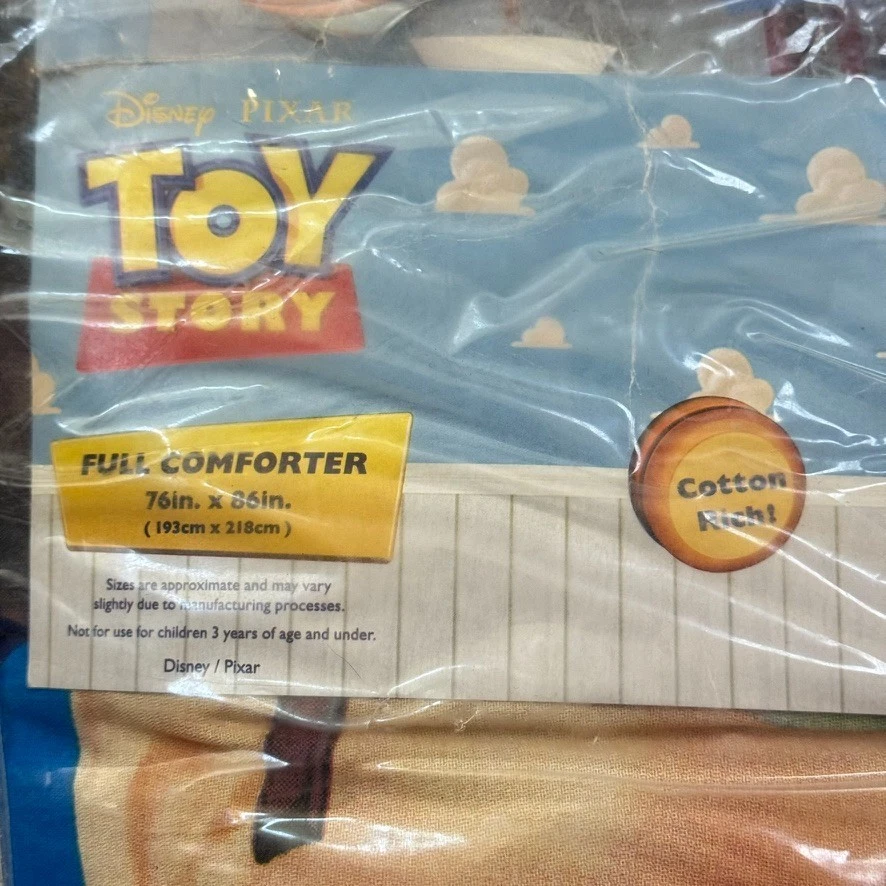 Disney Toy Story Edredón Doble/Completo NUEVO Woody Buz Lightyear Ejército Hombres Pixar Foto 4 de 4