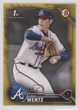2016 Bowman Draft Draft Picks Gold 40/50 Joey Wentz #BD-35 3k7