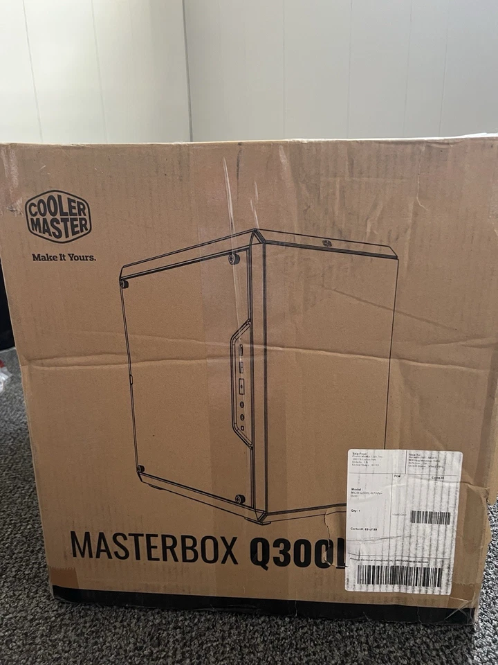 Cooler Master MasterBox Q300L Micro-ATX PC(聚碳酸酯) 机箱 - Black - New Open Box — 第 2/2 张图片