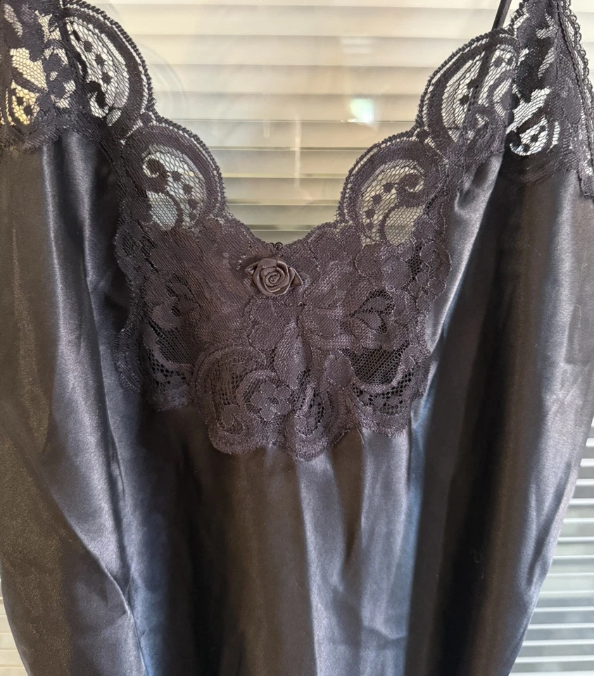 De colección Vestido Lucie Ann II Vestido Sin Mangas Negro Encaje Largo Falda Completa Bruja Cachicho Foto 2 de 4