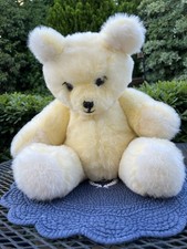 Handmade Possible Soft Plush Teddy Bear Stuffed Animal Toy Cream Color Long