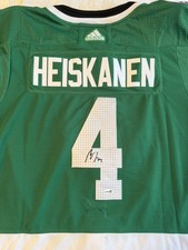 Miro Heiskanen Autographed Signed Jersey Dallas Stars JSA COA
