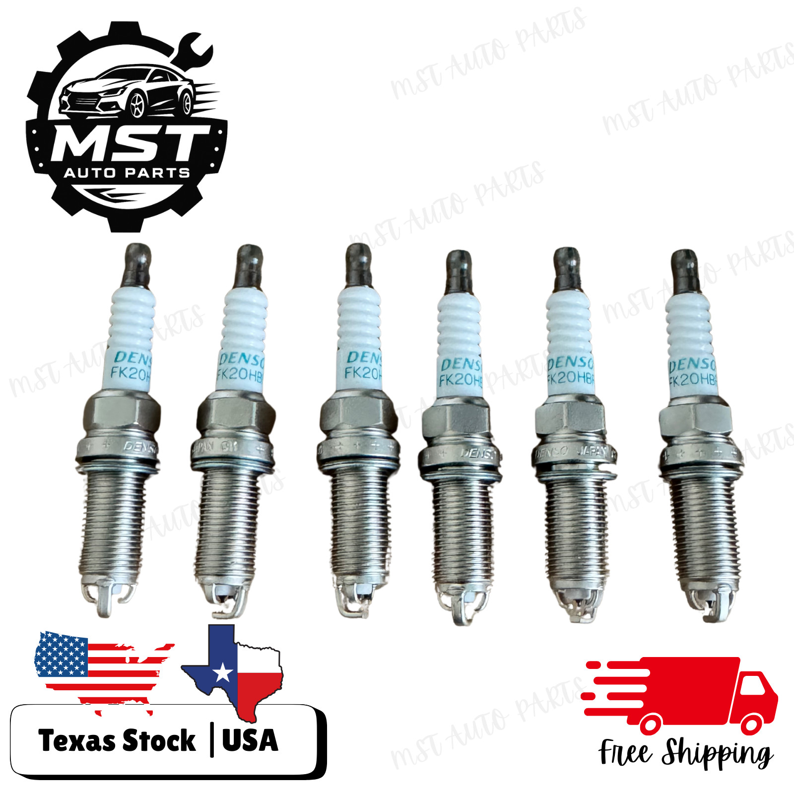 Iridium Spark Plugs For 2017-2020 Toyota Sienna  Set of 6  90919-01263