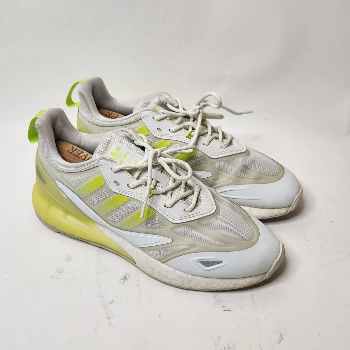スライム 9.21 Adidas ZX 2K Boost 2.0 White Semi Solar Slime for sale | eBay