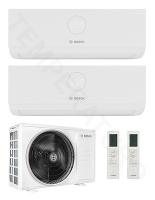 Bosch Climate 3000i 2-Raum Multisplit Klimaanlage 2x 2,6 kW A++/A+ WiFi R32