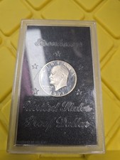 1971 S Eisenhower Ike Proof Silver $1 Dollar  Coin In OGP