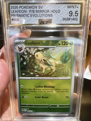 Pokemon Leafeon 005/131 Poke Ball Reverse Prismatic Evolutions