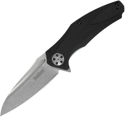 Kershaw Natrix Assisted Folding Knife 3¼'' 8Cr13MoV Steel Blade Black G10 Handle