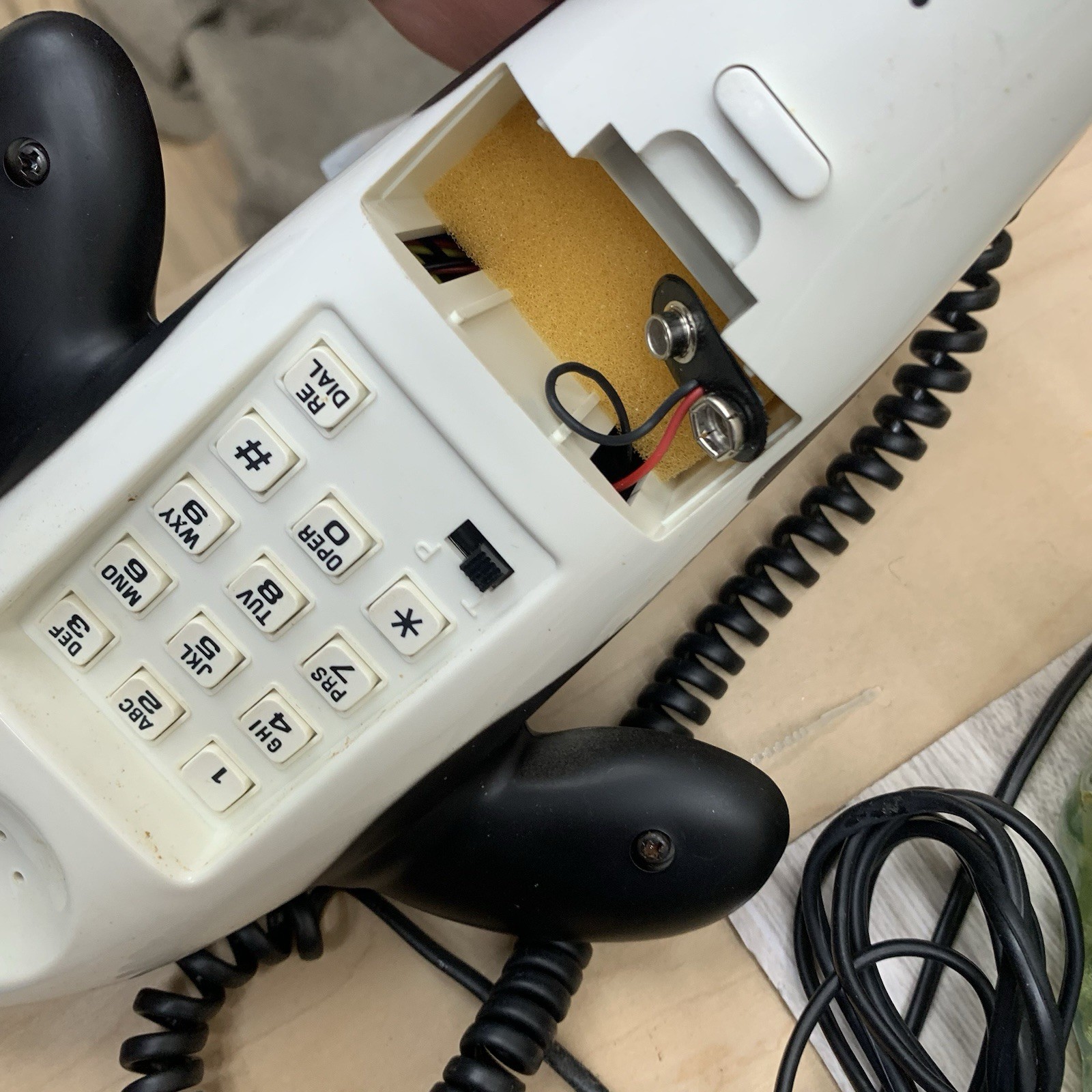 Telemania Orca Whale Telephone VTG Landline Novelty Phone Splash Wave Untested