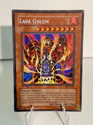 Lava Golem - PGD-107 - Secret Rare - 1st Edition - DMG/HP | Pharaonic Guardian