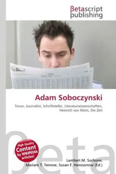 Adam Soboczynski Lambert M. Surhone (U. A.) Taschenbuch Deutsch 2026-image