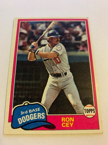1981 Topps #260 Ron Cey Card Los Angeles Dodgers