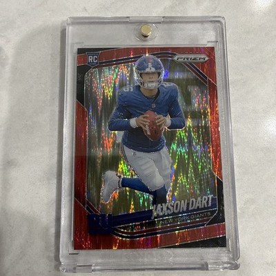 2025 Panini Prizm Jaxson Dart #332 Red Flash Prizm Rookie COLOR MATCH - CASE HIT