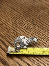 Enameled GREYHOUND #3 Racing Dog Tac Lapel Pin DOG RACING FREE SHIPPING