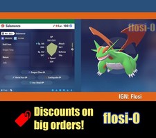 6IV Shiny Salamence Pokemon Leggende ZA (Legends Z-A)