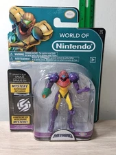 *FREE SHIP* 4" GRAVITY SUIT SAMUS  Metroid World of Nintendo Jakks Pacific