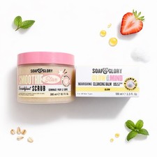 Soap  Glory Smoothie Star Body Scrub  Glow Your Mind Cleansing Balm - 2 pack