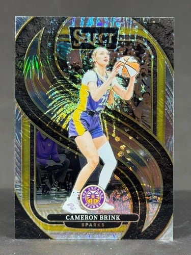 Cameron Brink 2025 Panini Select WNBA SILVER PARTY Prizm SSP Premier #120 Sparks