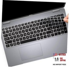 Keyboard Cover for Dell Latitude 3550 3540 5550 5540 5520 5521, Precision Black