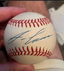 Jose Canseco SIGNED AUTOGRAPHED Rawlings Official American League Baseball CARD