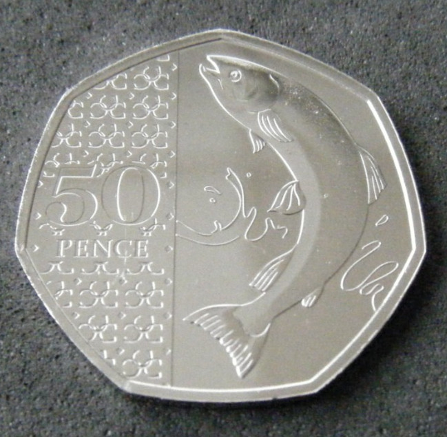 2026 Atlantic Salmon BU 50p Fifty Pence Coin Brilliant Uncirculated -  In Stock