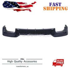 Gloss Black Rear Bumper Lip Diffuser For BMW F06 F12 F13 M6 640i 650i M Sport