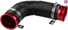 Sporacingrts Air Intake Pipe Inlet Hose Adjustable 76mm Flexible Cold Air