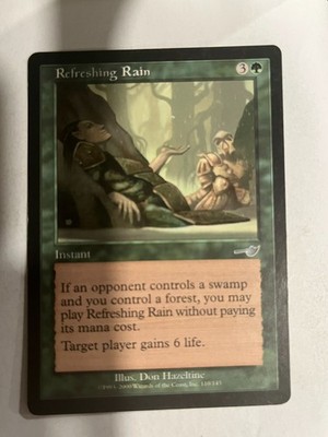 Refreshing Rain - Nemesis - Magic the Gathering MTG Nice!