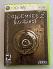 Condemned 2: Bloodshot (Microsoft Xbox 360, 2008) CIB w/ Manual Complete Tested