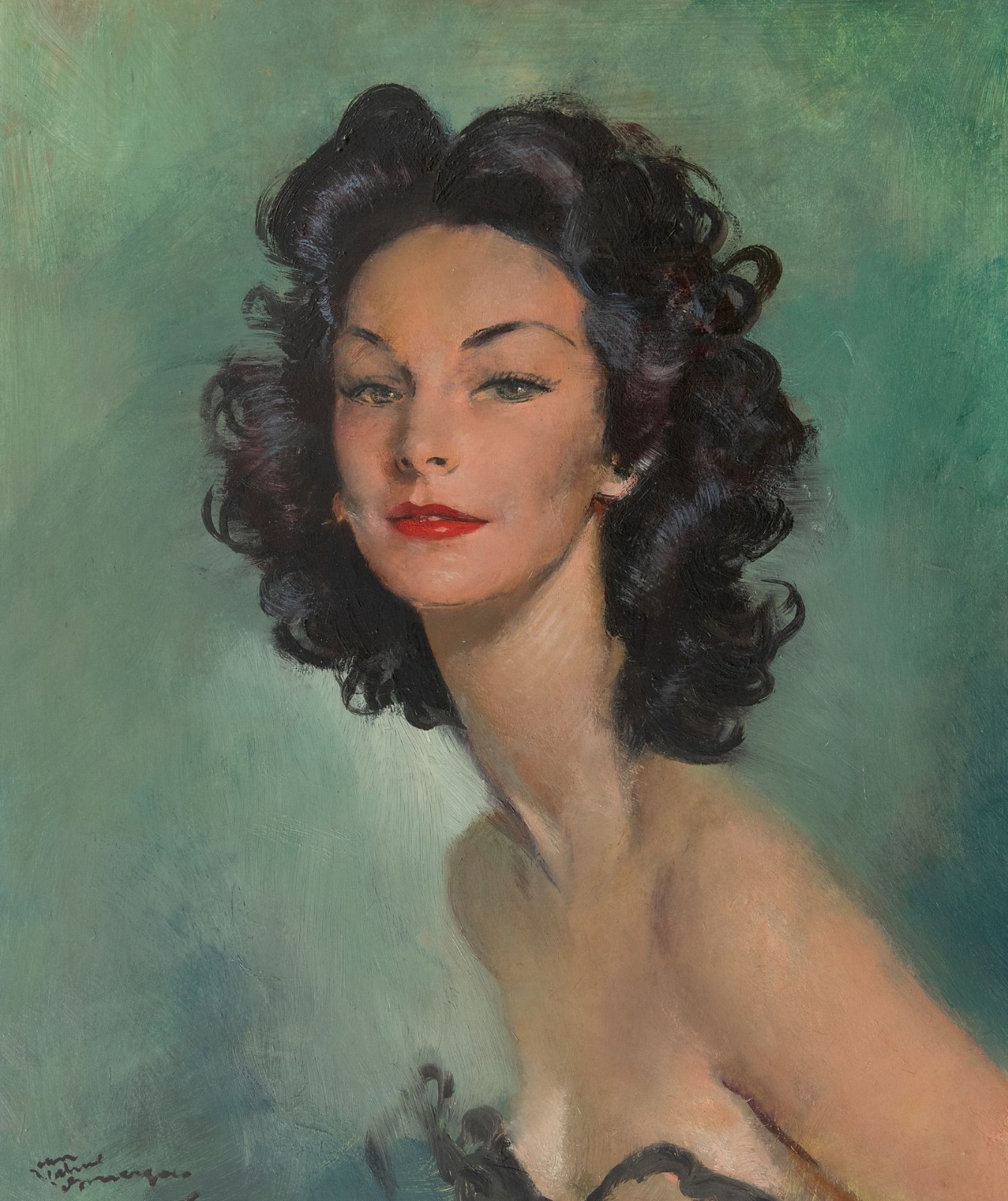 Painting On Canvas 16x24 In Art Deco ..