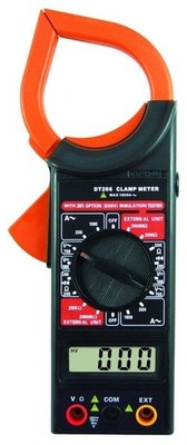 DT266 Digital Clamp Meter AC/DC Multimeter Ohmmeter w/ Temperature Measurement