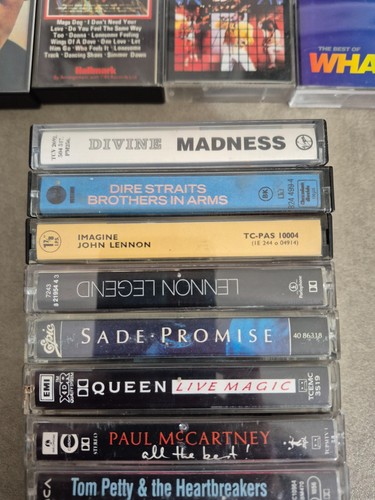 Pop Rock Cassette Tapes Job Lot Of 19 Cassette Tapes - Picture 8 of 9