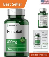 Vegetarian Horsetail Herb Capsules 800mg  180 Count  Boost Wellness Naturally