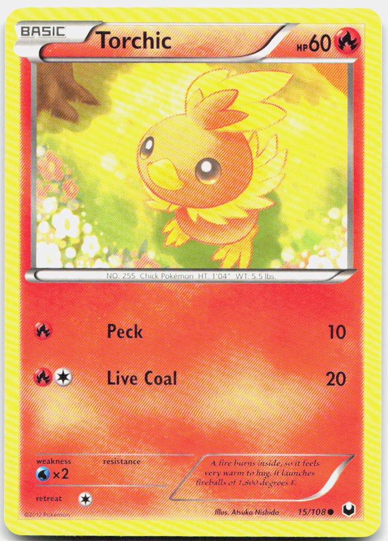 Torchic (15) Common Dark Explorers 15/108 LP