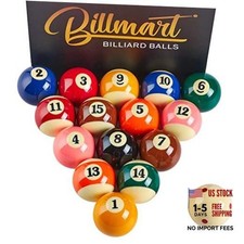 Premium Billiard Balls Pool Table Accessories 2-1/4" Tournament TV